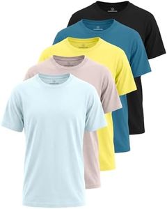 5 Pack: Boys White T Shirt Shirts Big Kids Soccer Girls Plain Athletic Dri Fit Tees Baseball Bulk Activewear Camisas Niaos Tops Short Sleeve Sports Tee Cotton Summer, 4-5
