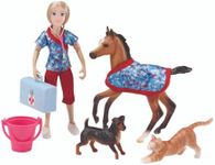 Breyer Classics Day at The Vet Doll & Animals Set (1:12 Scale)