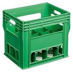 12 Compartment 750ml Wine Bottle Plastic Stacking Bottle Crate – Perfect for Wine, Glasses, Beer, Recycling Box, Bottle Bank, Bottle Storage, Homebrew, Catering, Milk (1)