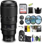 Nikon - NIKKOR Z 100-400mm f/4.5-5.6 VR S Super-Telephoto Lens for Z Series (20106) + 64GB Memory Card + Filter Kit + Backpack + Card Reader + Corel Photo Software + Flex Tripod + More