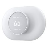 Compatible with Google Nest Thermostat 2020 Wall Plate Cover, Nest Thermostat Plate, Nest Trim Kit Compatible with Google Nest Thermostat, Nest Thermostat Wall Plate, Easy Installation (1 Pack)