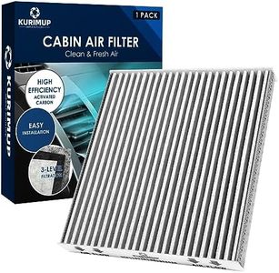 KURIMUP Premium Cabin Air Filter with Activated Carbon,Replacement for CF11671,Fit for Mazda CX7(2007-2012),RAM 1500(2016-2021)/2500(2016-2022)/3500(2016-2022),All Trims.