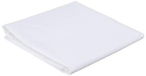 National Allergy Premium 100% Cotton Zippered Square Pillow Protector - 30 x 30 - White - Dust Mite & Bed Bug Control - Hypoallergenic Pillowcase - Breathable Encasement Cover