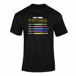 Personalised Im Their Father T Shirt: Ultimate Star Dad Tshirt Collection with Theme, Daddy Top & Best Dad Tshirt Style 1 Black