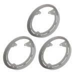 motoparty for Polaris Slingshot Wheel Rings DYI Kit for LED's RAW Aluminum Powdercoated (3 PCS)