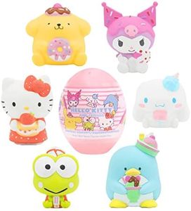 Hamee Sanrio Hello Kitty and Friends Cute Water Filled Surprise Capsule Squishy Toy [Series 2] [Birthday Gift Bag, Party Favor, Gift Basket Filler, Stress Relief Toy] – 1 Pc. (Mystery – Blind Capsule)