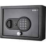 Barska Top Open Keypad Safe, Black, Small (AX12622)