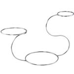 Chef-Hub Quality Hand Made Metal Swan Shaped 3 Tier Wedding Cake Stand, Pack of 1