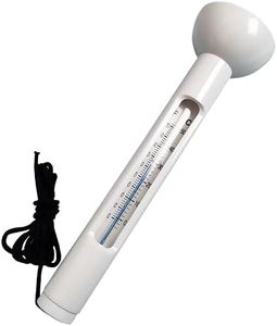 Pool Thermometer for Aquariums, Indoor Pools, Outdoor Water Parks - Easy to Read Water Temperature