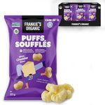 Frankie's Organic White Cheddar Cloud Puffs 120g (Case Of 12) 1.44kg, 1.44 kilogram