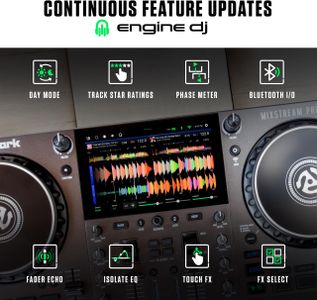 Numark Mixstream Pro Go DJ Controller – Portable Standalone Mixer
