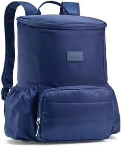 Fit & Fresh Backpack Cooler for Women, Midnight Blue, Large, Backpack Cooler for Women