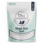 Natural Elephant Dead Sea Salt 100% Natural & Pure 1 lb, 2 lb, 5 lb, 10 lb Bag Fine Grain for Psoriasis Eczema Acne & Other Dermatological Needs, 5 lb, 2.25 kg