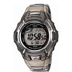 Casio Men's G-Shock MTGM900DA-8CR Tough Solar Atomic Stainless Steel Sport Watch, Silver, MTGM900DA-8CR