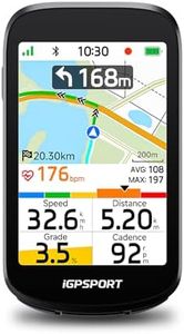 iGPSPORT BSC500 GPS Bike Computer, 3.3'' Touchscreen MAP & Voice Navigation Ebike Mode Climb Training Function
