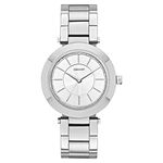 DKNY (DNKY5 Women's Quartz Watch with Silver Dial Analogue Display and Silver Stainless Steel Bracelet NY2285