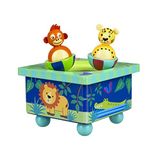 Jungle Animals Wooden Music Box, Musical Toys - Perfect Baby Gifts for Nursery, Montessori Toddler Toys for Boys and Girls - Early Development & Activity Toys by Orange Tree Toys,Medium