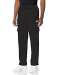 Reebok Men's Identity Small Logo Cargo Pant, Black, Medium