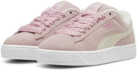 PUMA Women's Suede XL Sneaker, Mauve Mist White, 8