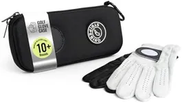 Stripebird - Original Performance Golf Glove Holder Case (Stealth Black) - Protect and Keep Golf Gloves Dry - Golf Glove Case for Moisture Free Storage - Golf Glove Organizer Case - Golf Case