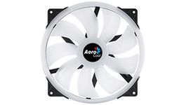 Aerocool Duo 20 ARGB LED PC Fan, 200 mm, 700 rpm, Curved Fan Blades for Maximum Cooling and Anti-Vibration Pads