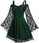 Aivtalk Womens Goth Steampunk Dress