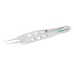 Medono India McPherson Suture Tying Forceps (Curved) Stainless Steel Deluxe Quality Anti Rusting Warranty