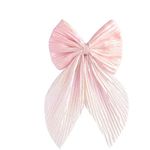 Radhu & Kabby Trendy Hair Bow Clip for Women/Girls | Anti-Hair Breakage Hairpins | Fancy & Stylish | Comfortable Hair Accessories | Same as Pic | Pink Colour | Pack of 1