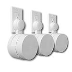 Google WiFi Outlet Holder Mount: [New 2020 – Present Version – Round Plug] The Simplest Wall Mount Holder Stand Bracket for Google WiFi Routers and Beacons - No Messy Screws! (3-Pack)