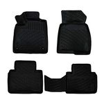 Crocliner Floor Mats Front and Rear All Weather Custom Fit Floor Liner (Honda Accord / 2018-2021)