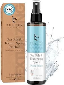 Sea Salt Spray for Textured Beach Waves & Volume - USA Made with Organic Ingredients, Texturing & Volumizing Spray for Fine Hair for Men & Women