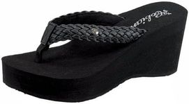 Cobian Women's Zoe Black Wedge, 6