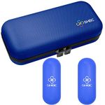 SHBC Insulin Cooler Travel Case for Diabetic Organize Medication Insulated Cooling Bag with 2 Ice Packs Blue