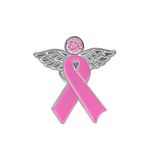 MYOSPARK Pink Ribbon Enamel Pin Badge Brooch Breast Cancer Survivor Gift Pin Breast Cancer Awareness Gift for Charity Public (CA Pink Ribbon Pin)