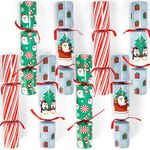 JOYIN 8 Pack Christmas Party Favor Non-Snap Christmas Party Table Favors with Holiday Party Favor Supplies for Kids and Adults, Christmas Parties, Dinners and Holidays