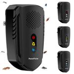 2024 Ultrasonic Pest Repeller, 3 Model Spider Repellent, 4PCS mouse repellent, Pest Control Efficient Against Mice, Rats, Mosquitoes, Spider, Cockroach, Moths, Ants Etc Harmless To Pets Human - black