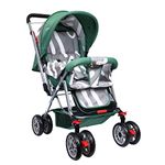 1st Step Yoyo Baby Stroller with 5 Point Safety Harness and Reversible Handlebar Stroller for Baby|Kids|Infants|New Born|Boys|Girls of 0 to 3 Years (Green)