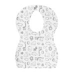 Nuby Disposable Bibs – Secure Neck Fastening | Waterproof | Crumb Catcher (Pack of 160)