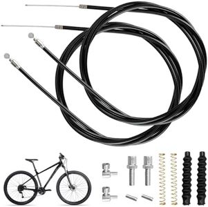 14 Piece Accessoires de Frein de VéLo, Câble de Frein de Vélo de Montagne Qualité de L'acier, Durable Universel Câble de Frein, Cable de Frein Vélo pour Plupart des Marques Vélos Montagne et Route