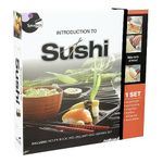 SpiceBox DIY Sushi Making Kit for Beginners with How to Make Sushi Book, Easy Roll Set, Cooking Arts and Crafts Hobby for Adults, Multi Colors, (09889)