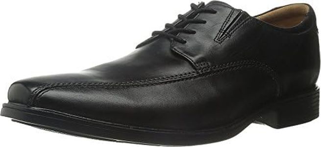 Clarks Men's Tilden Walk Oxford, Black Leather, 8 US