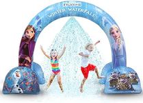 GoFloats Disney Inflatable Arch Sprinkler for Kids - Choose Between Cars, Frozen and Finding Nemo