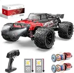 DEERC 9500E 1:16 Scale All Terrain RC Car, 4x4 High Speed 40 KPH RC Truck, 2.4Ghz Remote Control Truck with 2 Batteries, Off-Road Monster Truck for Adults Kids