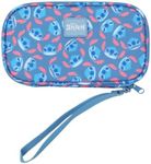 Disney Stitch Repeat Character Heads 4” Blue Tech Organizer