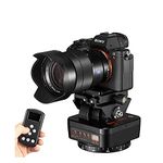 ZTIANFOTO YT-1000 Auto Motorized Rotating Panoramic Head Remote Control Pan Tilt Video Tripod Head Stabilizer for Smartphone Cameras