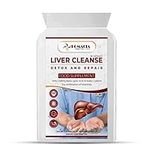 Homacia Liver Cleanse Detox and Repair Natural Supplement | Choline-Infused Natural & Vegan-Friendly | Liver Health for Women & Men | UK Made Detox Supplements - 60 Caps