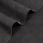 Arespark Black Suede Fabric Wrap, 17in x 70in Suede Wrap Self-Adhesive Car Interior Film Sticker, Stretchable Microfiber Fabric Suede Wrap Premium Synthetic Leather for Auto Interior and Home Decor