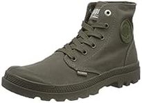 Palladium Women's Pampa Zip Desertwash Boot, Olive Night, 9