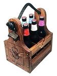 Personalized Wood Beer Caddy with B