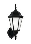 Sea Gull Lighting Sea Gull 89941-12 Transitional One Light Outdoor Wall Lantern from Bakersville Collection in Black Finish